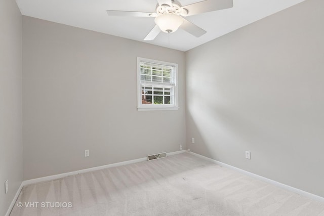 513 James Ct, Algonquin, IL 60102 - carpeted empty room with baseboards and ceiling fan
