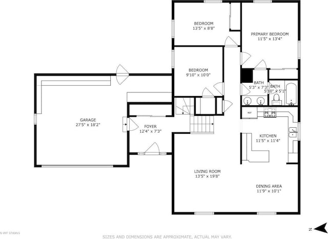 513 James Ct, Algonquin, IL 60102 - view of property floor plan