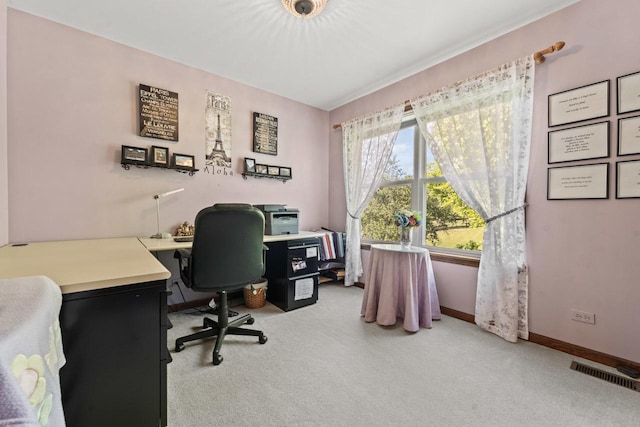 1450 Anvil Ct, Bartlett, IL 60103 - office area with light carpet and baseboards