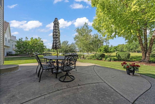 1450 Anvil Ct, Bartlett, IL 60103 - view of patio / terrace featuring outdoor dining area