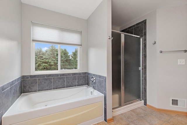 691 Glen Cove Ln, Pingree Grove, IL 60140 - full bath with a garden tub and a stall shower