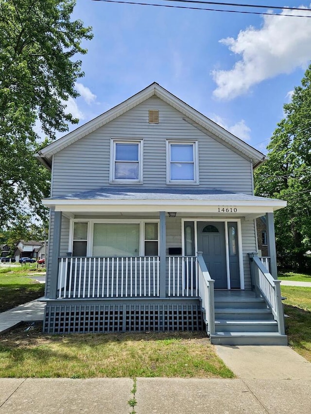 14610 Lincoln Ave, Dolton, IL 60419 - view of front facade with a porch