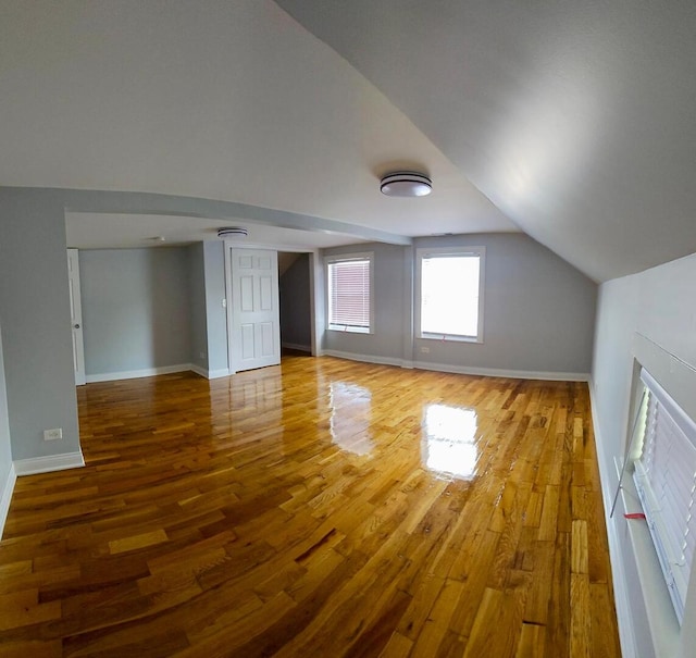 14610 Lincoln Ave, Dolton, IL 60419 - additional living space with lofted ceiling and wood finished floors