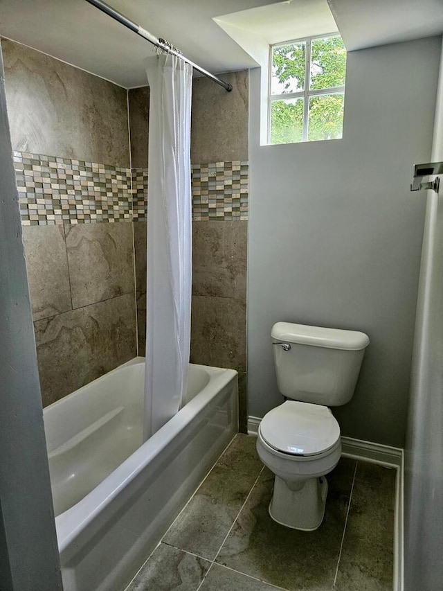 14610 Lincoln Ave, Dolton, IL 60419 - full bathroom featuring shower / bathtub combination with curtain and tile patterned flooring