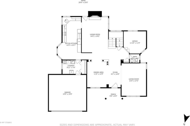 1266 Thorndale Ln, Lake Zurich, IL 60047 - view of home floor plan