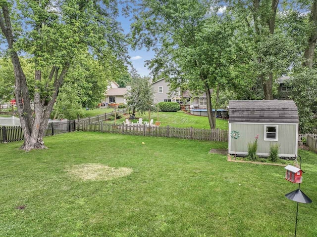 281 S Western Ave, Bartlett, IL 60103 - fenced backyard with a storage unit