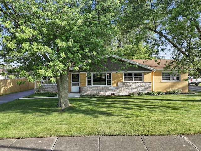6411 W 88th St, Oak Lawn, IL 60453 - view of front facade with brick siding
