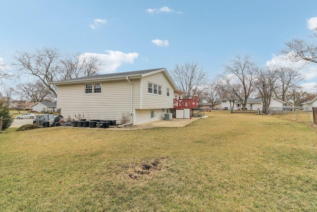 712 Dante Ct, Schaumburg, IL 60193 - view of home's exterior with a patio area and a wooden deck