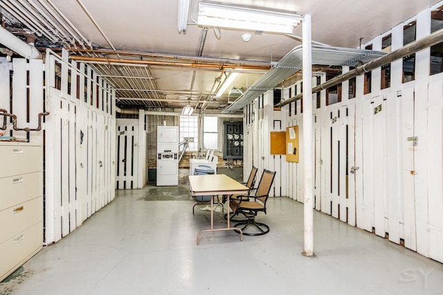 6751 N Artesian Ave Unit 2C, Chicago, IL 60645 - basement with washer / dryer