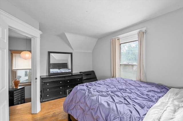 263 W Illinois Ave, Aurora, IL 60506 - bedroom with wood finished floors and lofted ceiling