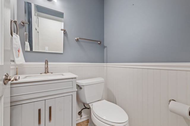 24935 S Ridge Rd, Elwood, IL 60421 - half bathroom with wainscoting and vanity