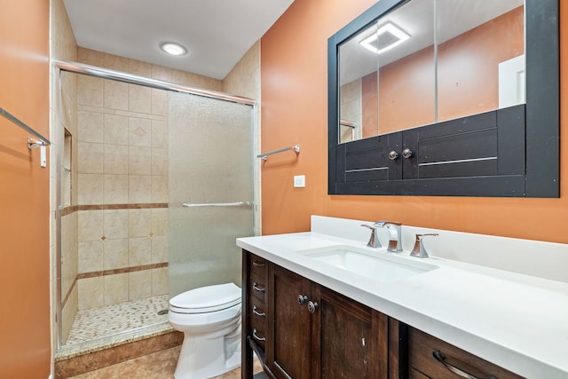 24935 S Ridge Rd, Elwood, IL 60421 - bathroom with vanity and a shower stall