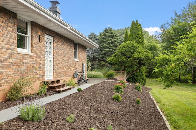 24935 S Ridge Rd, Elwood, IL 60421 - view of grassy yard with entry steps