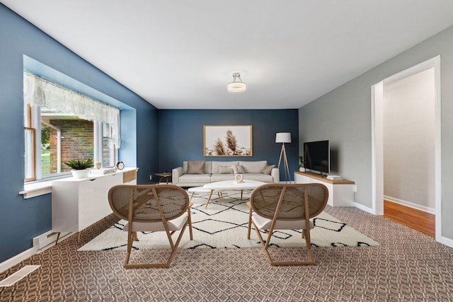 24935 S Ridge Rd, Elwood, IL 60421 - carpeted living area with baseboards