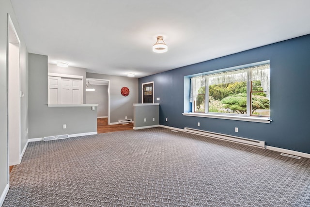 24935 S Ridge Rd, Elwood, IL 60421 - carpeted spare room with a baseboard radiator