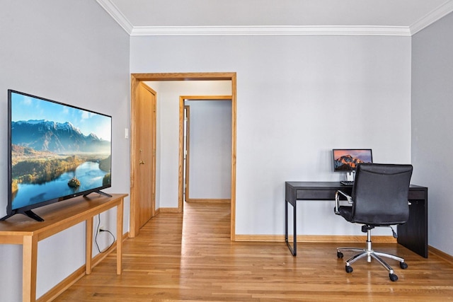 245 W Washington Blvd Unit 2B, Oak Park, IL 60302 - office space with ornamental molding and wood finished floors