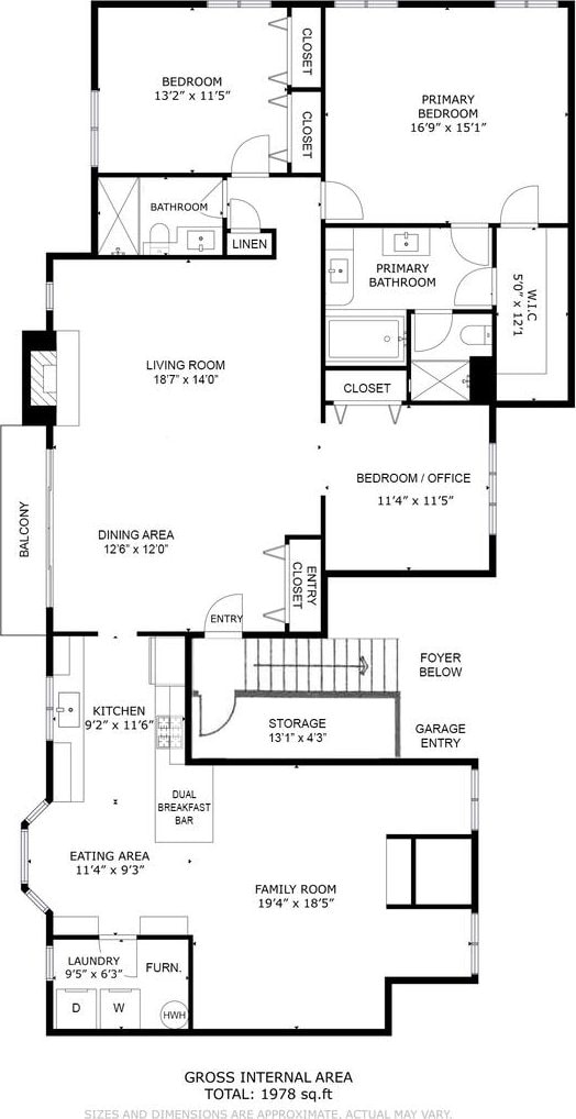 1671 N Belmont Ct, Arlington Heights, IL 60004 - view of home floor plan