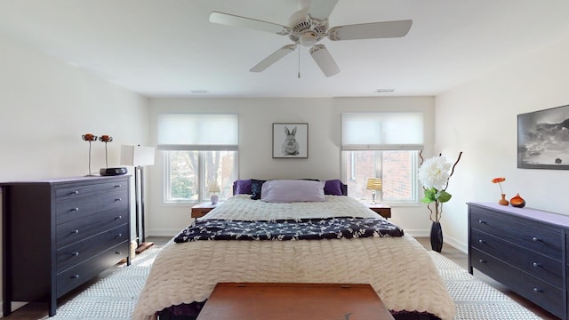 1671 N Belmont Ct, Arlington Heights, IL 60004 - bedroom with baseboards and ceiling fan