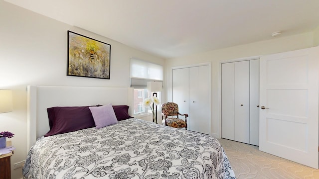 1671 N Belmont Ct, Arlington Heights, IL 60004 - bedroom featuring multiple closets and light colored carpet