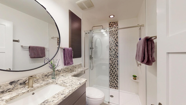 1671 N Belmont Ct, Arlington Heights, IL 60004 - bathroom with a shower stall and vanity