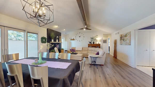 1671 N Belmont Ct, Arlington Heights, IL 60004 - dining room featuring light wood finished floors and a chandelier