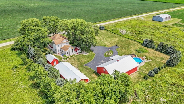887 N 1100e Rd, Melvin, IL 60952 - overview of rural landscape
