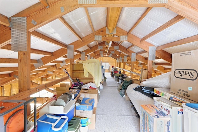 887 N 1100e Rd, Melvin, IL 60952 - view of unfinished attic