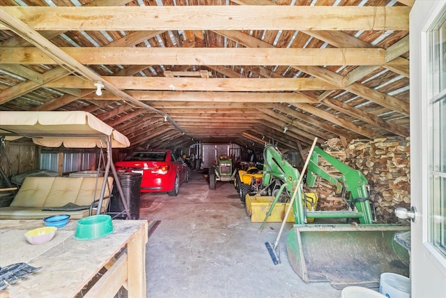 887 N 1100e Rd, Melvin, IL 60952 - view of unfinished attic
