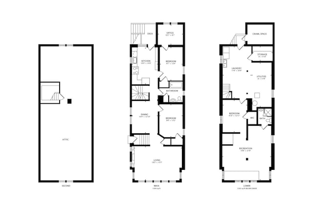 3740 N Whipple St, Chicago, IL 60618 - view of floor plan / room layout