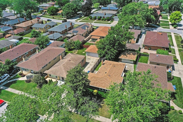 5504 Oakdale Dr, Oak Lawn, IL 60453 - aerial overview of property's location featuring nearby suburban area
