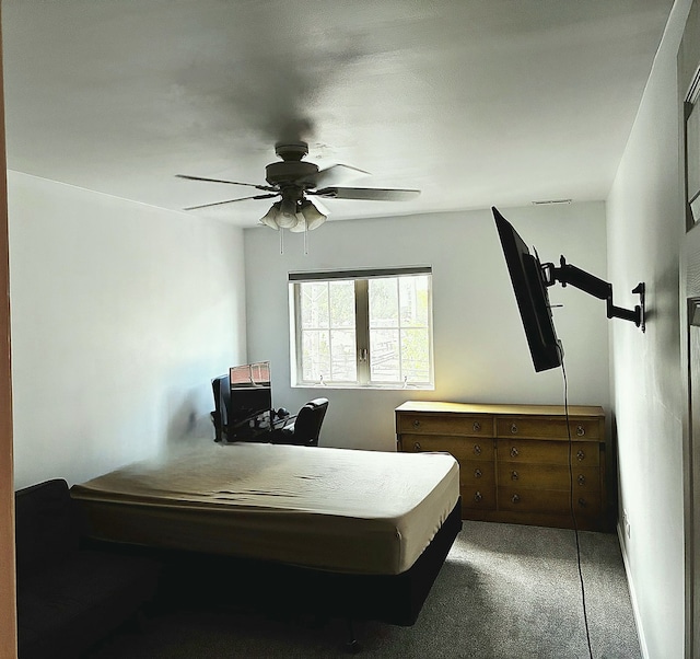 6400 N Sacramento Ave Unit 205, Chicago, IL 60645 - bedroom featuring carpet flooring and a ceiling fan