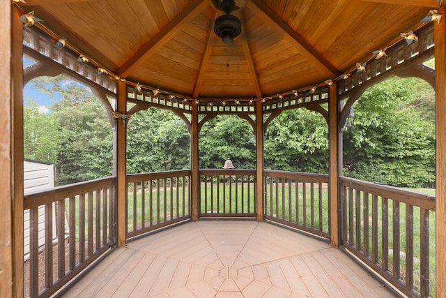 787 Bluejay Cir, Elk Grove Village, IL 60007 - wooden deck featuring a gazebo