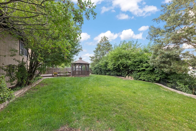 787 Bluejay Cir, Elk Grove Village, IL 60007 - view of yard featuring a gazebo