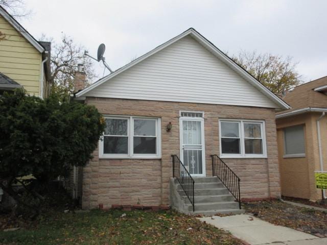 7522 S Merrill Ave, Chicago, IL 60649 - bungalow with stone siding and entry steps