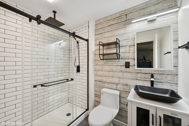 516 W Weathersfield Way, Schaumburg, IL 60193 - full bathroom featuring a stall shower and vanity