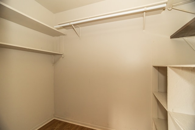 1103 Circle Ave, Forest Park, IL 60130 - walk in closet with dark wood-type flooring