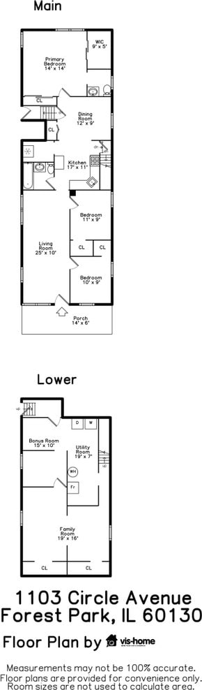 1103 Circle Ave, Forest Park, IL 60130 - view of room layout