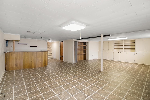 731 Bishop Ct, Bradley, IL 60915 - finished basement with stairway
