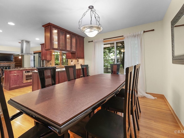 780 Chisholm Trl, Roselle, IL 60172 - dining room featuring plenty of natural light, recessed lighting, and light wood-type flooring