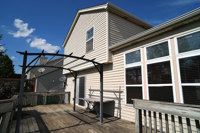 182 Cherrywood Ct, Romeoville, IL 60446 - view of wooden deck
