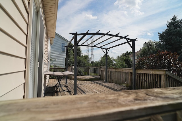 182 Cherrywood Ct, Romeoville, IL 60446 - deck with a pergola