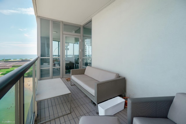 600 N Lake Shore Dr Unit 1905, Chicago, IL 60611 - balcony featuring a water view
