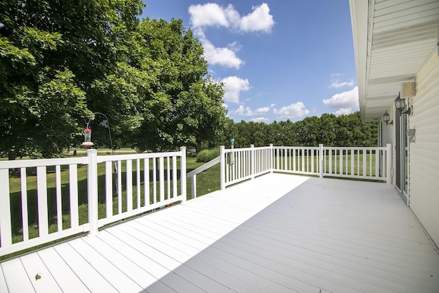 1642 Waterberry Ct, Bourbonnais, IL 60914 - deck featuring a yard
