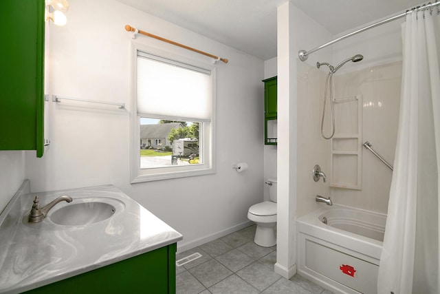 1642 Waterberry Ct, Bourbonnais, IL 60914 - full bathroom featuring tile patterned flooring, vanity, and shower / tub combo