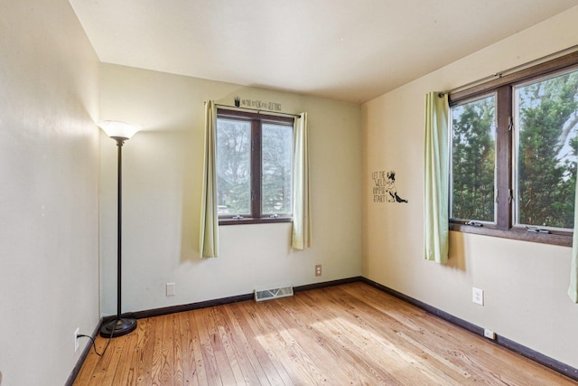 1020 Cassie Dr, Joliet, IL 60435 - spare room with healthy amount of natural light and hardwood / wood-style flooring