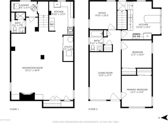 463 N Elm St, Hillside, IL 60162 - view of property floor plan