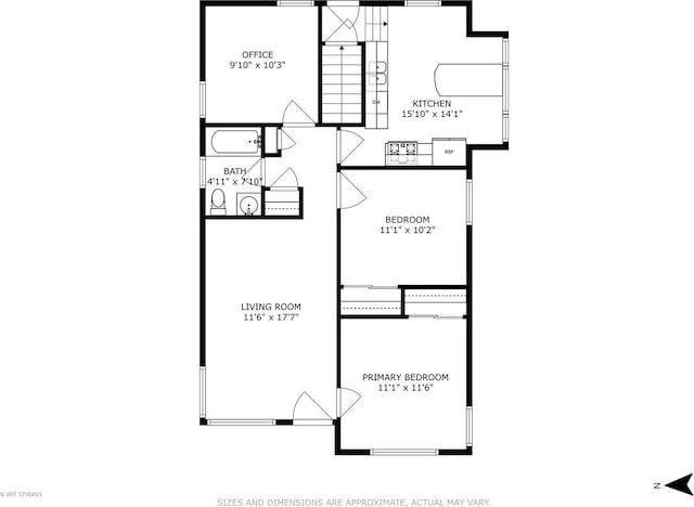 463 N Elm St, Hillside, IL 60162 - view of home floor plan