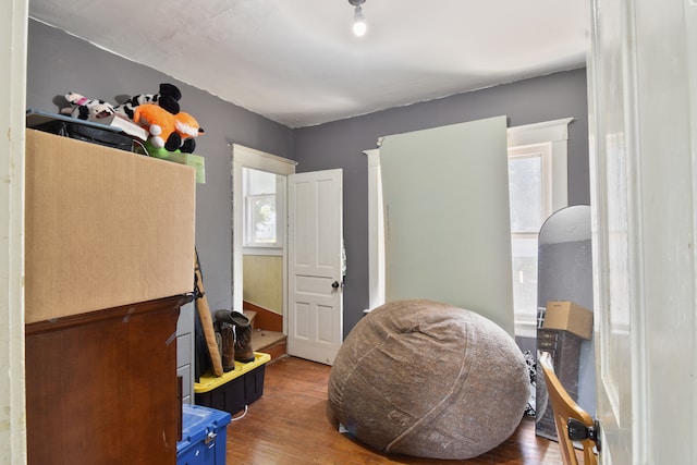 222 W S St, Dwight, IL 60420 - living area featuring wood finished floors