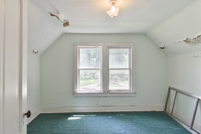222 W S St, Dwight, IL 60420 - additional living space featuring lofted ceiling, carpet flooring, and plenty of natural light