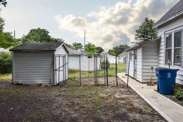 222 W S St, Dwight, IL 60420 - view of yard featuring a shed